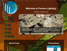 Tablet Screenshot of portecolighting.com